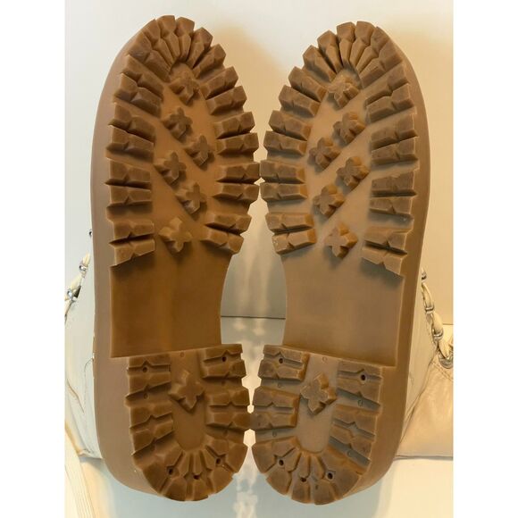 Steve Madden Women's Rainier RAIN15S1 Boots Leather Fabric Upper Size 8M - Picture 7 of 9